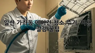 일산 가좌동 에어컨 청소, 주기 & 비용 절감 꿀팁!