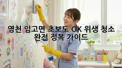 ✨영천 임고면✨ 초보도 OK! 위생 청소 완전 정복 가이드 🏡